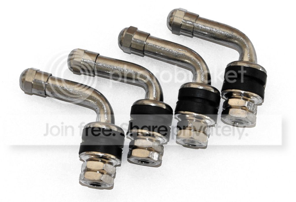 RAYS WORK ALLOY WHEELS MULTIPIECE TYRE VALVE STEM 90 DEGREE SHORT SET